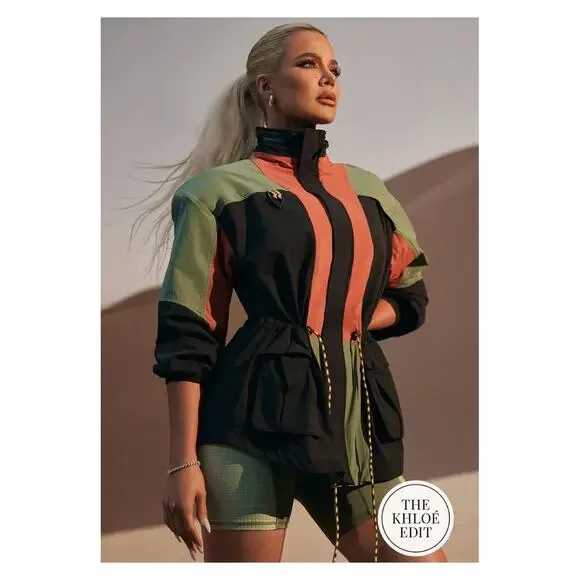 Fabletics Heights Cargo Jacket Black / Multi Size M - Picture 1 of 14